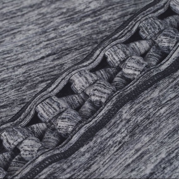 Lululemon Vinyasa Scarf (Braid) Space Dye Camo Seal Grey Deep Coal New - Picture 4 of 10